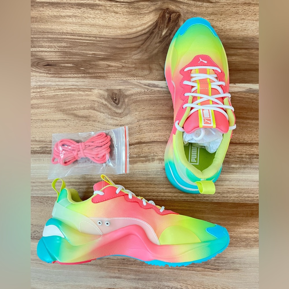 Puma For Free People Movement Tie-Dye Rise Sneakers